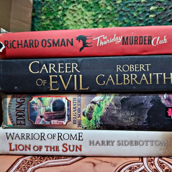 A Set of Fantasy/Historical, Mystery/Thriller Books (4)