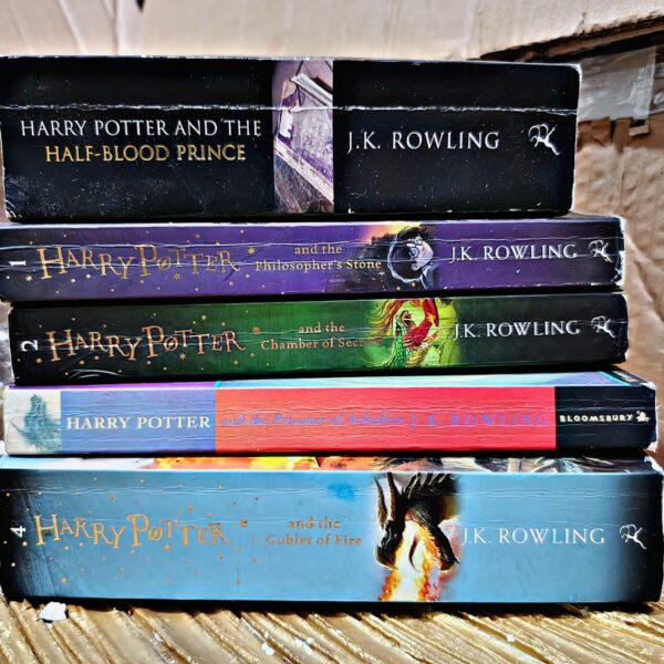 5 Books in the Harry Potter Series by J. K. Rowling